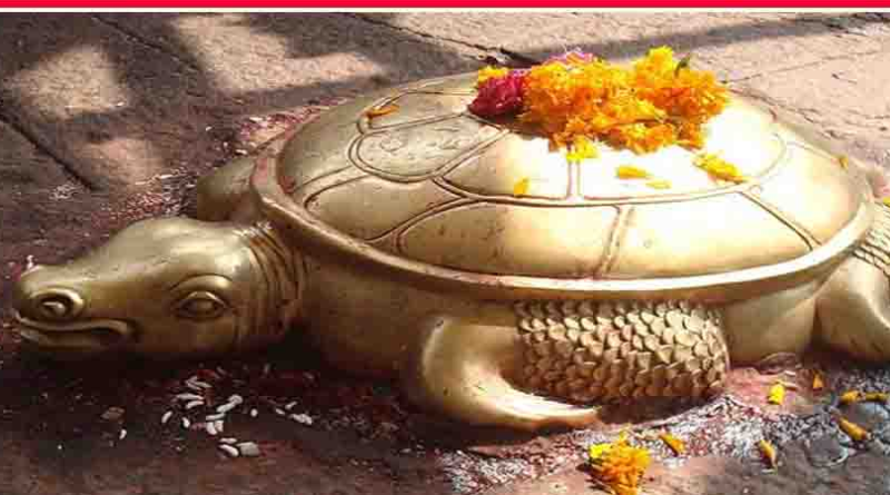"मंदिर के सामने कछुआ: भगवान विष्णु का आशीर्वाद और कुंडलिनी जागरण का प्रतीक"